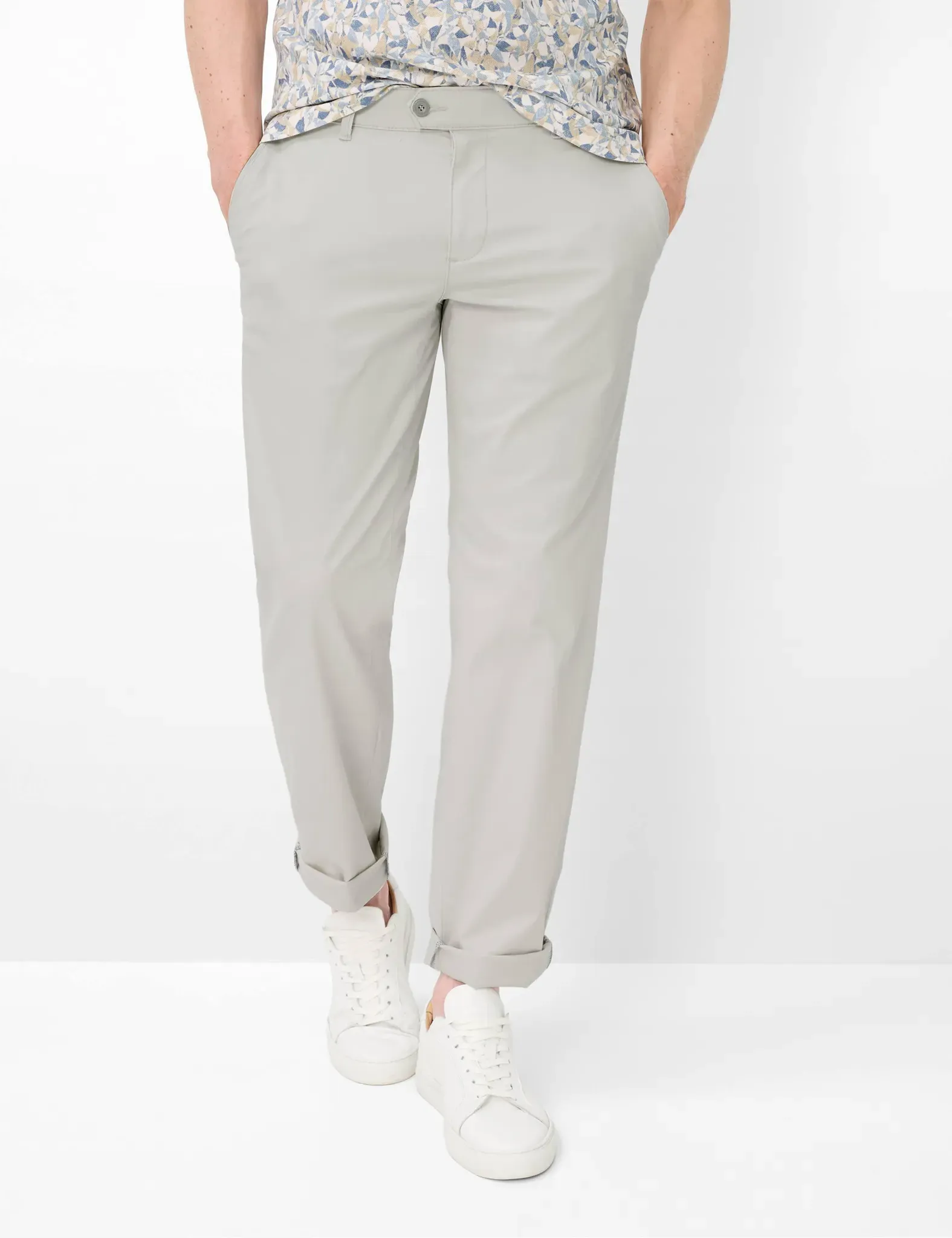 Eurex by Brax Herren Flatfronthose Style JIM KITT, hellbeige, Gr. 62