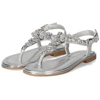 Buffalo KIRA ICE Sandals in Silberfarben, Größe 38