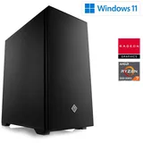 HP Gaming PC AMD Ryzen 7 5700G, 3800 MHz, AMD Radeon Graphics, 16 GB 1000 GB SSD, Windows 11 Home, USB 3.2, M11140H