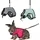 Trixie Softgeschirr mit Leine 25–32 cm