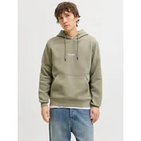 JACK & JONES Hoodie unifarben braun S