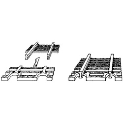Fleischmann Gleise-Set 22215 N Fleischmann Gleis (ohne Bettung) Flexgleis, Endstück 24 St.