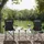 Songmics Campingstuhl 2er Set Schwarz