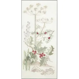 Bothy Threads Kreuzstich-Set "Jahreszeiten Paneele - Winter", 13x29cm, DWSP04, Zählmuster