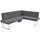 K+W Komfort & Wohnen Eckbank 86x60 cm Flachgewebe Q2 2250 langer Schenkel rechts oder links