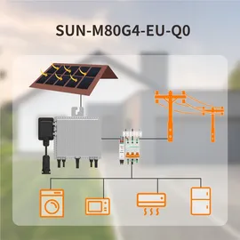 sunenergyxt SUN-M80G4-EU-Q0 800 Watt Mikrowechselrichter mit WLAN