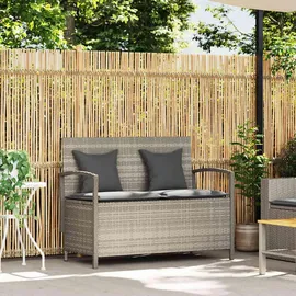 vidaXL Gartenbank 56 x 87 x 56 cm Hellgrau