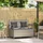 vidaXL Gartenbank 56 x 87 x 56 cm Hellgrau