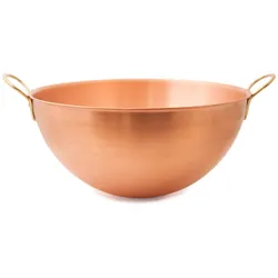 Kupfermanufaktur Weyersberg Rührschüssel aus reinem Kupfer Ø 22cm Volumen 2,6 l