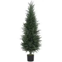 Homcom Künstliche Zypresse Groß 120 cm UV-beständig