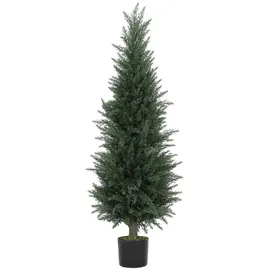 Homcom Künstliche Zypresse Groß 120 cm UV-beständig