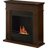 Divina Fire - Bioethanol-standkamin 'jefferson' Aus Holz 3,4 Kw Modernes Dekor -walnuss