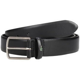 Lacoste Elegance 35 Raw Edges Stitched Belt W110 Noir