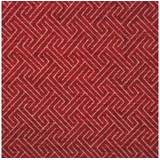 Stofferia Stoff Polsterstoff Chenille Onix Rot, Breite 280 cm, Meterware rot