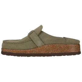 NOU Emilian V2 Leder Kork Mokassins Damen 3025 - olivine 39