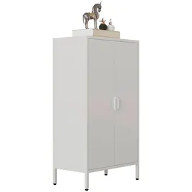 VCM Highboard 60 x 110 x 35 cm Weiß