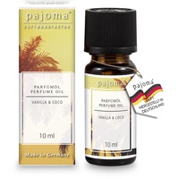 pajoma pajoma® Duftöl Vanilla & Coco | feinste Parfümöle für Aromatherapie, Duftlampe, Aroma Diffuser, Massage, Naturkosmetik | Premium Qualität