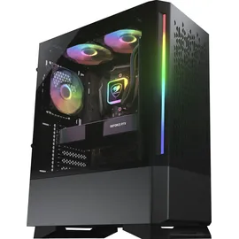 Cougar MX430 Air RGB, schwarz, Glasfenster (CGR-51C6B-AIR-RGB)