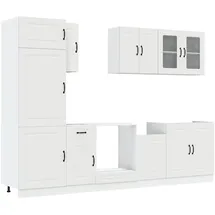 vidaXL Küchenzeile 8-tlg. 0 cm Weiß