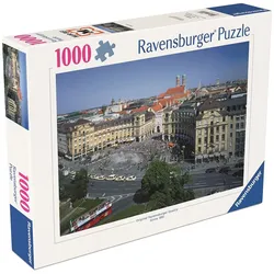 Ravensburger Puzzle - München Stachus, 1000 Teile Puzzle