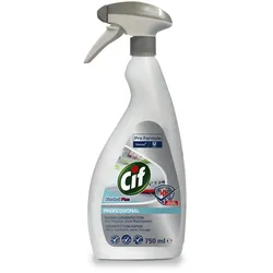 Pro Formula Cif Professional Alcohol Plus, RKI und VAH geprüft, 750ml Sprühflasche