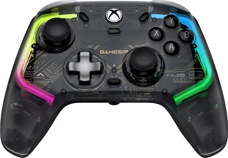 GameSir Kaleid Smoke Transparenter RGB Kabelgebundener Gamecontroller für Xbox Series X/S, Xbox One und Win10/Win11