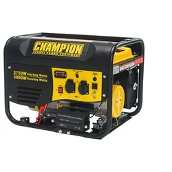 Champion Power Equipment mobiles Stromaggregat Benzin 3500 Watt Notstromaggregat