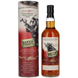 Peat's Beast Pedro Ximenez Sherry Wood Finish Batch Strength Single Malt Scotch 54,1% vol 0,7 l Geschenkbox