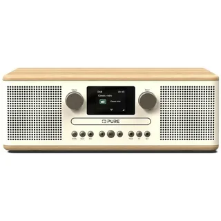 Pure Classic C-D6 Digitalradio White/Oak EU/UK