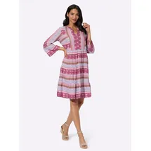 Classic Basics Etuikleid Gemustert Rosa 38