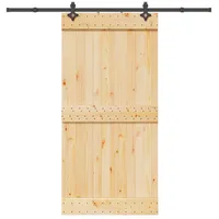 vidaXL Narvik rechts 100 x 210 cm Schwarz