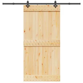 vidaXL Narvik rechts 100 x 210 cm Schwarz
