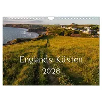 Calvendo Englands Küsten 2026 (Wandkalender 2026 DIN A4 quer),