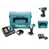 Makita DTD 155 RT1J 18 V Brushless Li-Ion Akku Schlag Schrauber im Makpac + 1 x BL1850 5,0 Ah Akku + 1 x DC 18 RC Ladegerät