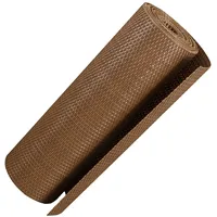 nyvi Balkonverkleidung 100 x 500 cm Beige Polyrattan 2 St.