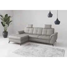 sit&more Ecksofa SIT & MORE "Zora", grau, B:262cm H:92cm T:164cm, Sofas, Ecksofa