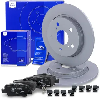 ATE BREMSSCHEIBEN Ø270mm + BREMSBELÄGE HINTEN FÜR TOYOTA AURIS COROLLA