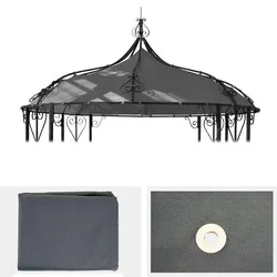 MVG Ersatzbezug »MVG-HA013«, 300 x 300 cm, für Pergola Almeria Ø 3m - grau
