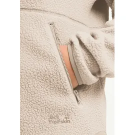 Jack Wolfskin Lite Curl Fleecejacke Beige S