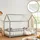 [en.casa] Hausbett Hesel 90 x 200 cm Kiefer grau grau