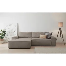 OTTO home Eckcouch Cord 2-Sitzer Grau