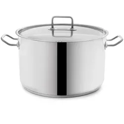 STOCK Stielkasserolle, Edelstahl, Deckel, 15 l