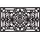 HANSE HOME Pineapple 45 x 75 cm Schwarz