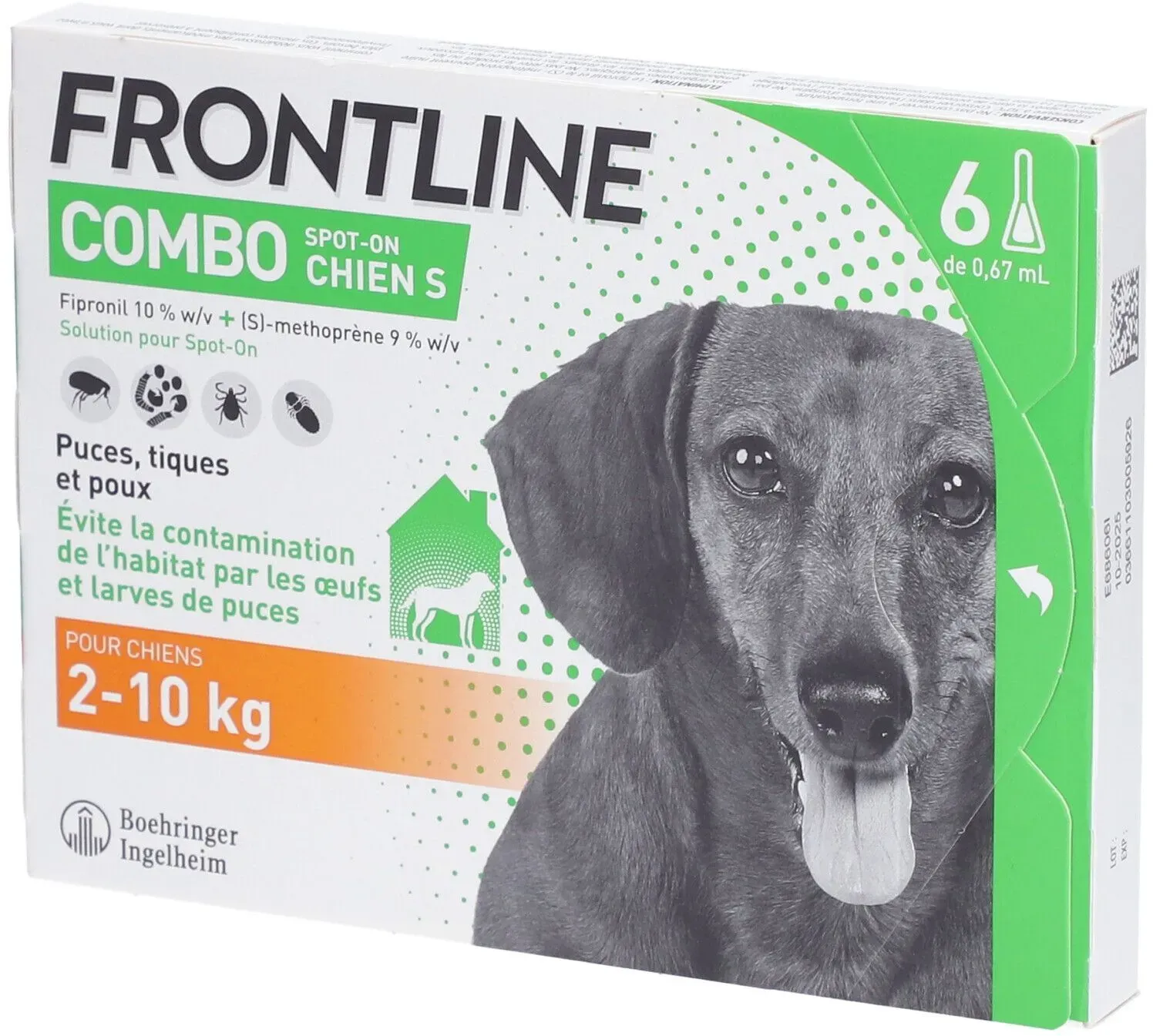 Frontline® Combo S petit chien 6 pc(s) pipette(s) unidose(s)