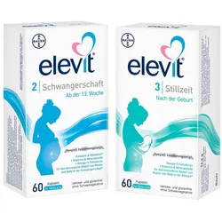 Elevit Schwangerschaft und Stillzeit-Set: Elevit 2 + Elevit 3