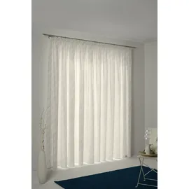 ADAM Audio Vorhang ADAM "Argentinian Criolla" Gr. 3, beige (naturweiß), B:145cm H:225cm, Jacquard, Baumwolle (Bio-Baumwolle), Gardinen, aus 100% Bio-Baumwolle