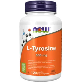 NOW Foods L-Tyrosin 500 mg Kapseln 120 St.