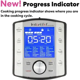 Instant Pot Reiskocher Silber 7,6 l