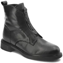 Schwarze Stiefeletten S.Barski Flache Schuhe, 36