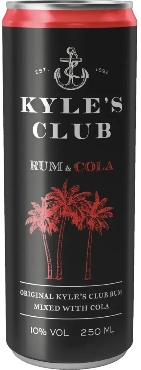 Kyle's Club Rum & Cola 10% vol. 0,25 l
